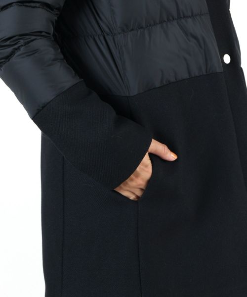 HERNO(ヘルノ)】ECOWOOL & ULTRALIGHT NYLON Aラインジャケット HERNO(ヘルノ)】ECOWOOL & ULTRALIGHT NYLON Aラインジャケット