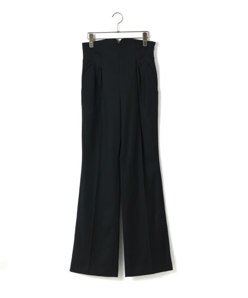 【Mame Kurogouchi(マメ クロゴウチ)】 Wool Gabardine Flared Trousers