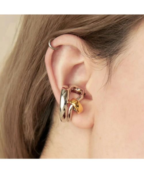 Soierie(ソワリー)】 Clarity coil earcuff ring｜PARIGOT ONLINE