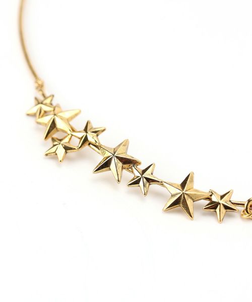 ADER.bijoux(アデル ビジュー)】 FILIGREE star studs chain raliet