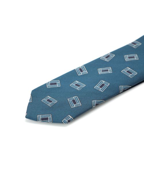 FRANCO BASSI(フランコバッシ)】 幾何学柄シルクタイ｜PARIGOT ONLINE