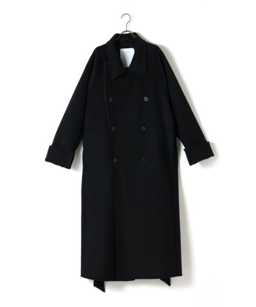 OVERCOAT(オーバーコート)】 Beaver Wool Double Breasted Overcoat