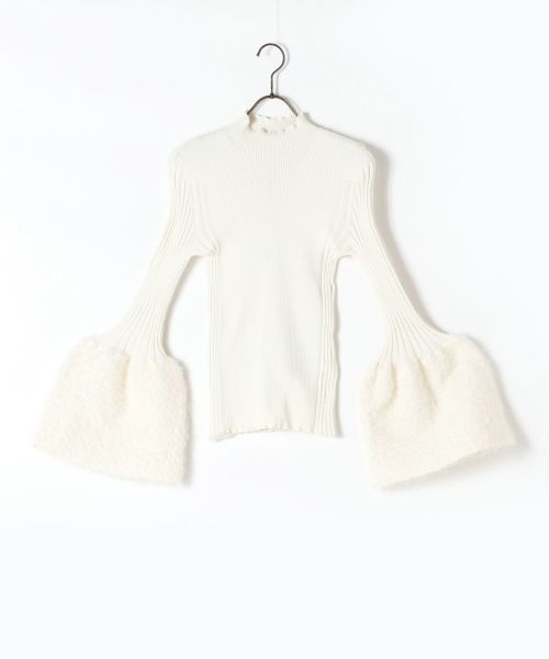 CFCL(シーエフシーエル)】 POTTERY LUXE LONG BELL SLEEVE TOP