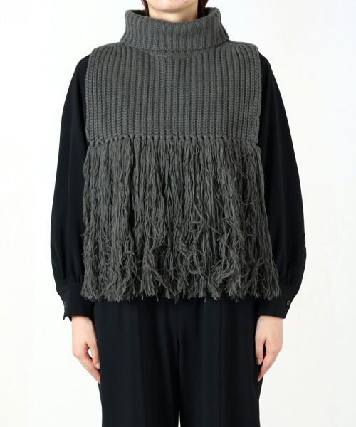 HYKE(ハイク)】 RIBBED SWEATER NECK WARMER｜PARIGOT ONLINE（パリゴ