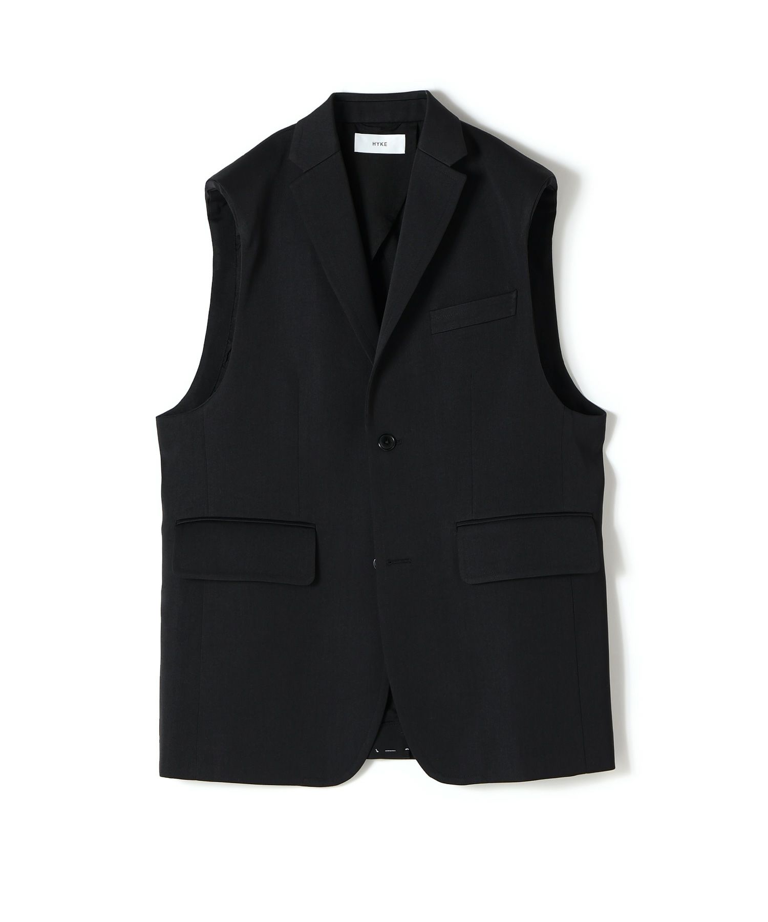 HYKE(ハイク)】DOUBLE CLOTH VEST｜PARIGOT ONLINE（パリゴオンライン）