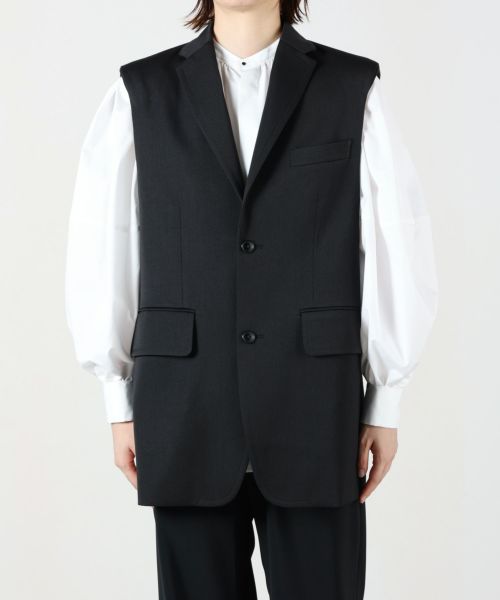 HYKE(ハイク)】 DOUBLE CLOTH VEST｜PARIGOT ONLINE（パリゴオンライン）