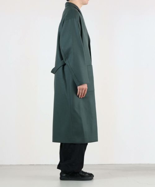 HYKE(ハイク)】 WOOL SHOP COAT｜PARIGOT ONLINE（パリゴオンライン）