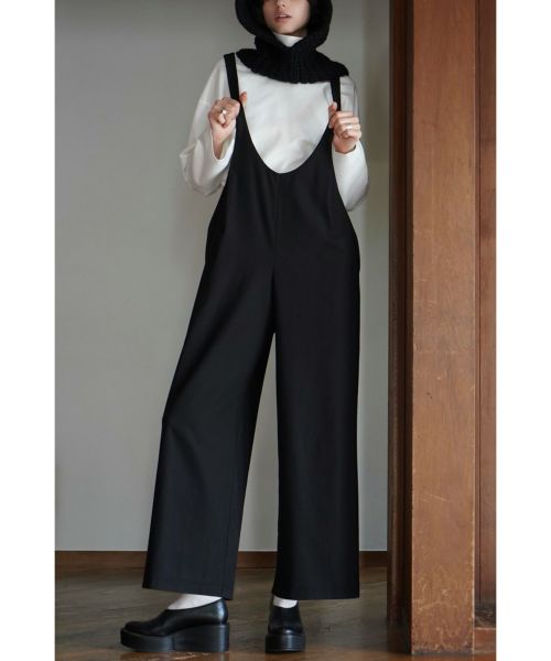 CLANE(クラネ)】 U NECK TUCK SALOPETTE PANTS｜PARIGOT ONLINE