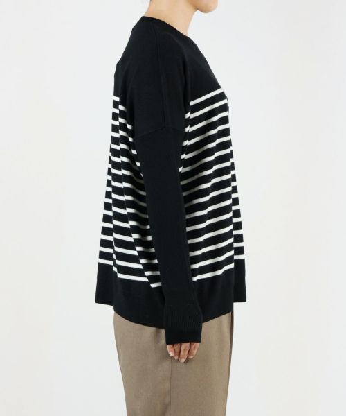 SACRA(サクラ)】 EX.FINE MERINO BORDER TOP｜PARIGOT ONLINE（パリゴ