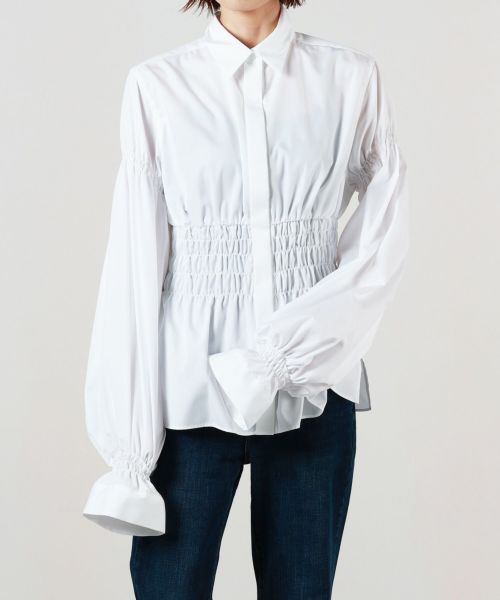 EZUMi(エズミ)】 シャーリングシャツ｜PARIGOT ONLINE（パリゴオンライン）