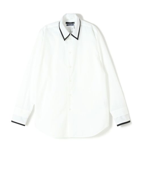 CINOH(チノ)】 《24SS予約》FINX COTTON LAYERED SHIRT｜PARIGOT