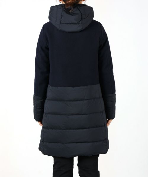 HERNO(ヘルノ)】 DIAGONAL WOOL AND NUAGE PARKA｜PARIGOT ONLINE ...