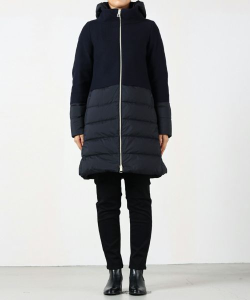 HERNO(ヘルノ)】 DIAGONAL WOOL AND NUAGE PARKA｜PARIGOT