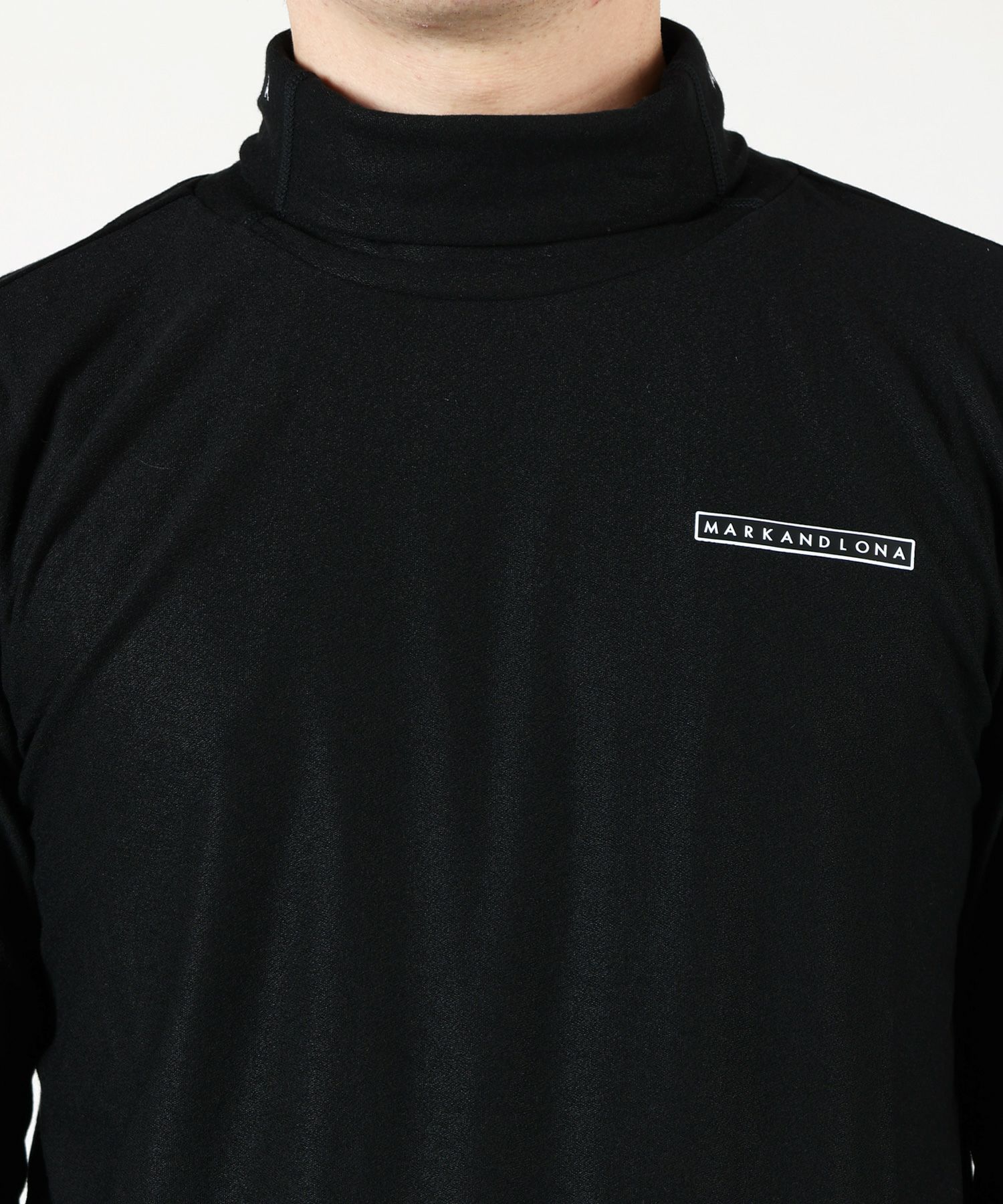 MARK & LONA ブラウン タートルネック シャツ 48 MARK & LONA ブラウン