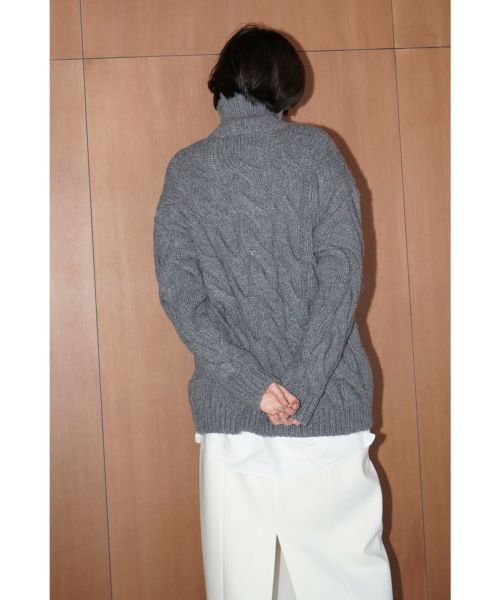CLANE(クラネ)】 BIG CABLE OVER KNIT TOPS｜PARIGOT ONLINE（パリゴ
