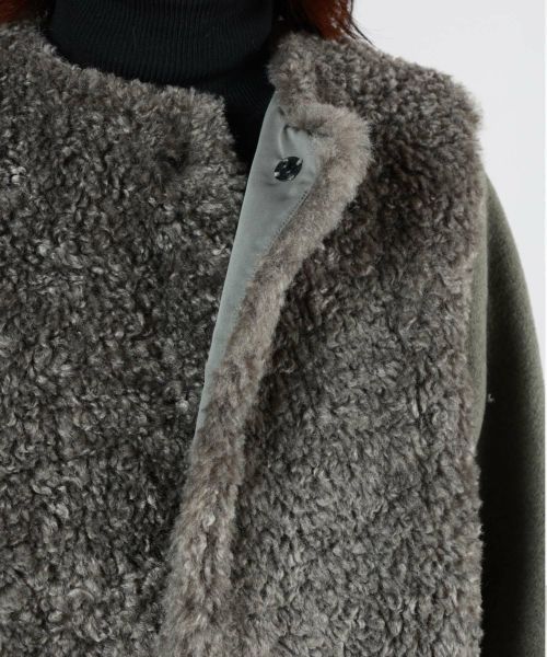 HYKE(ハイク)】 FAUX SHEARLING COAT｜PARIGOT ONLINE（パリゴオンライン）