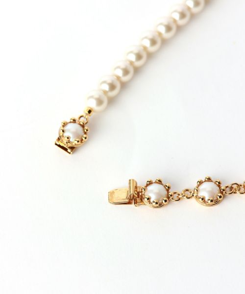 ADER.bijoux(アデル ビジュー)】 CUTSTEEL flower 3way necklace