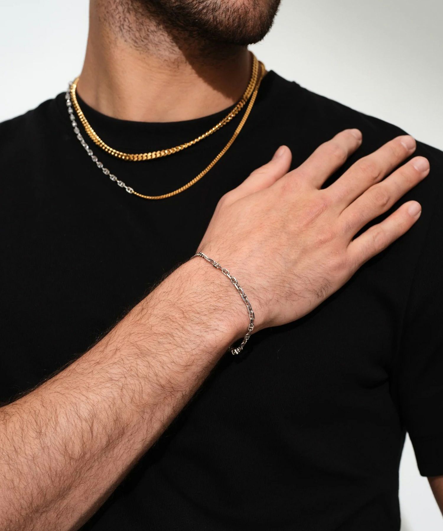 新品 途切れ TOM WOOD CRUB BRACELET M 7.7インチ シルバー