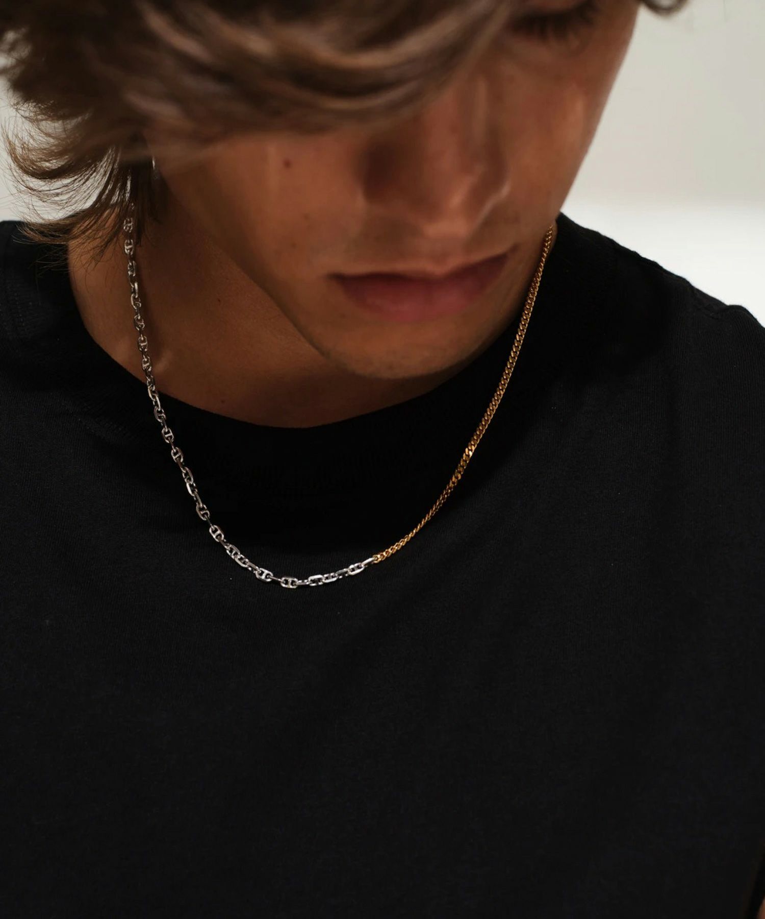TOM WOOD(トムウッド)】 Rue Chain Duo ネックレス(20.5)｜PARIGOT  