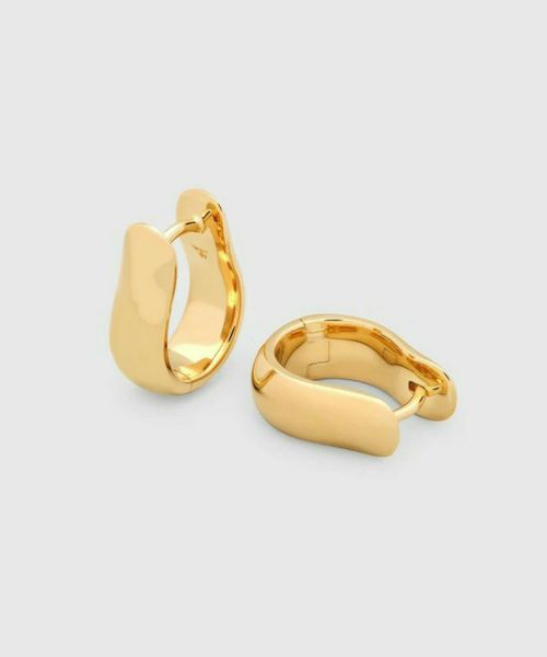 TOM WOOD(トムウッド)】 Oyster Hoops Small Gold ピアス