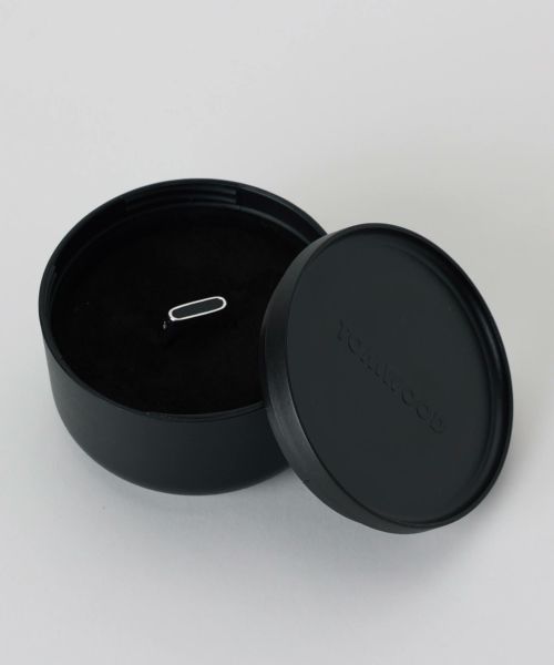 TOM WOOD(トムウッド)】 Cushion Black Onyx リング｜PARIGOT