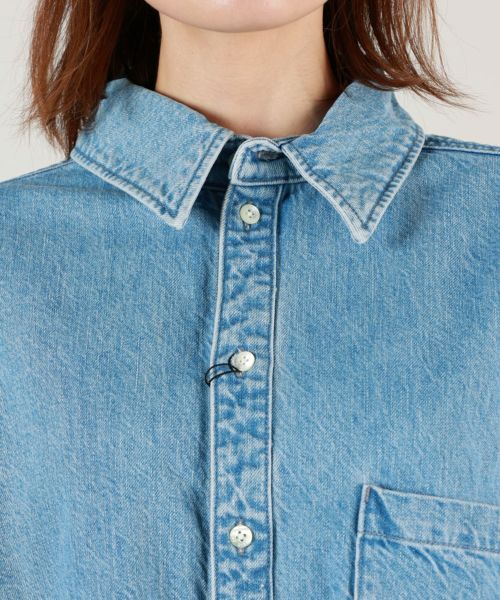 オーバーサイズデニムシャツ　THE ESSENSE アッパーハイツ 楽天市場】【upper hights/アッパーハイツ】別注 THE ESSENSE