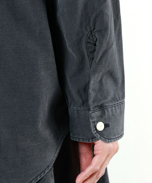 MADISONBLUE HAMPTON BACK SATIN ブラック 01美品 HAMPTON BACK SATIN SHIRT | SHIRT/BLOUSE | MADISONBLUE