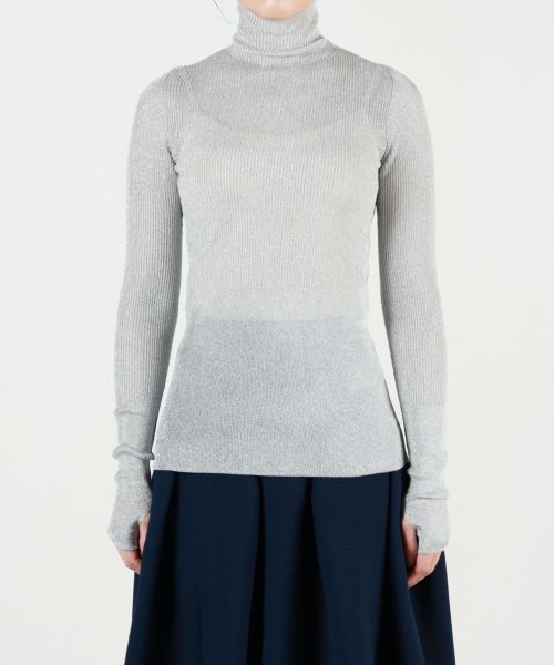 CFCL RIB L HIGHNECK TOP シアートップス ♯CFCl♯RIB METAL HIGHNECK TOP