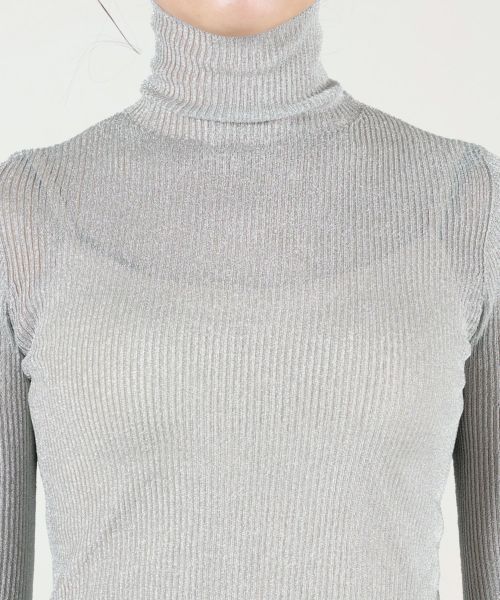 CFCL RIB L HIGHNECK TOP シアートップス ♯CFCl♯RIB METAL HIGHNECK TOP