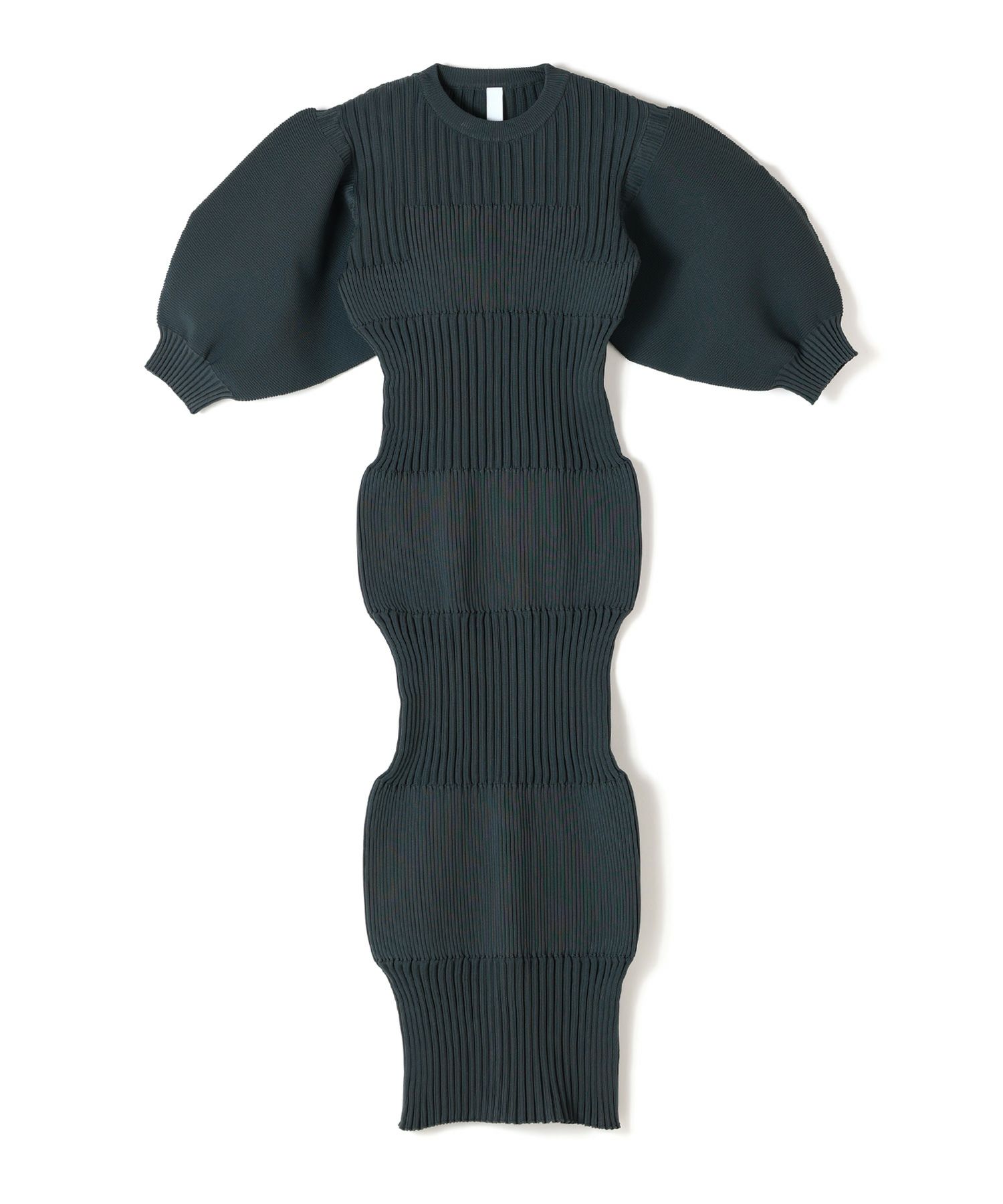 美品 CFCL FLUTED SHORT PUFF SLEEVE エコノミカル DRESS