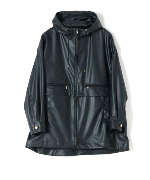 【CULLNI(クルニ)】 《24SS予約》Faux Leather Layered half coat｜PARIGOT  ONLINE（パリゴオンライン）