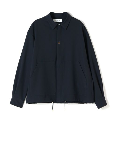 CULLNI(クルニ)】 《24SS予約》Stretch Twill Light Shirt Jacket