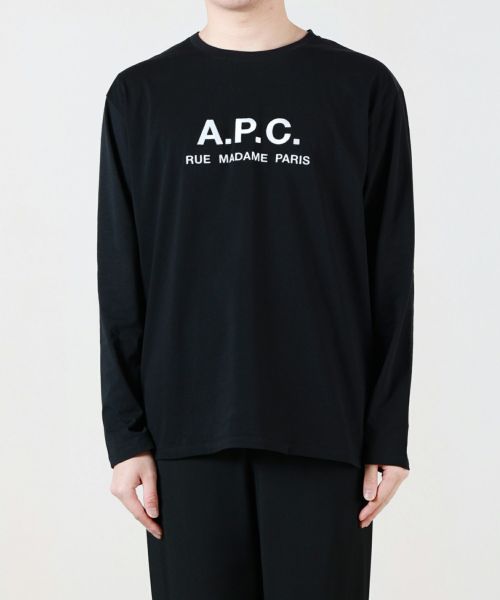 A.P.C.(アーペーセー)】 T-SHIRT RUE MADAME H MANCHES LONGUES