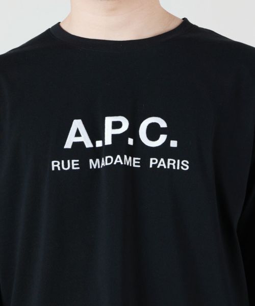 A.P.C.(アーペーセー)】 T-SHIRT RUE MADAME H MANCHES LONGUES