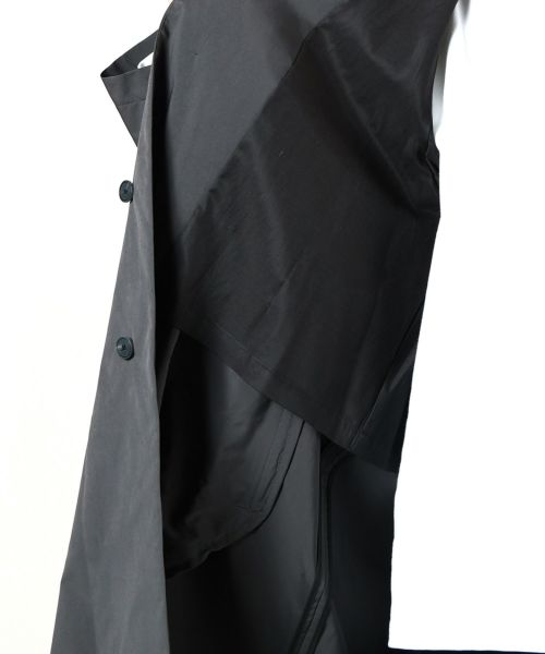 ATON(エイトン)】Vintage Nylon Twill Balmacaan Coat|PARIGOT ATON(エイトン)】Vintage Nylon Twill Balmacaan Coat|PARIGOT