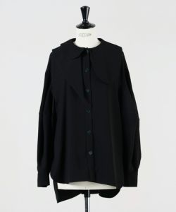 ENFOLD(エンフォルド)】 ASYMMETRY-COLLAR BLOUSE｜PARIGOT ONLINE