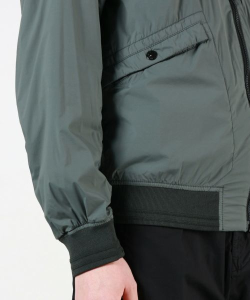 Stone Island ジップアップ ボンバージャケット | ブラック