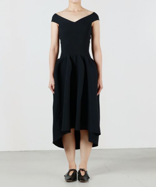 CFCL POTTERY HS OFF SHOULDER DRESS ワンピース POTTERY HS OFF SHOULDER SHORT SLEEVE DRESS