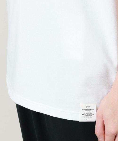 HYKE(ハイク)】≪Genderless≫SHORT-SLV TEE（6.5OZ）｜PARIGOT