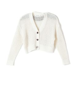 SACRA(サクラ)】 LI/CO LILY OPENWORK CARDIGAN｜PARIGOT ONLINE