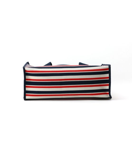 【MARNI】ストライプ ジャカード ニット ショッパーバッグ MARNI(マルニ)】 ブルー ホワイト レッド ストライプジャカード