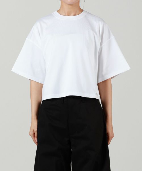 6日まで限定価格 HYKE ハイク☆CROPPED SHORT-SLV TEE HYKE(ハイク)】 CROPPED SHORT-SLV TEE（6.5OZ）｜PARIGOT