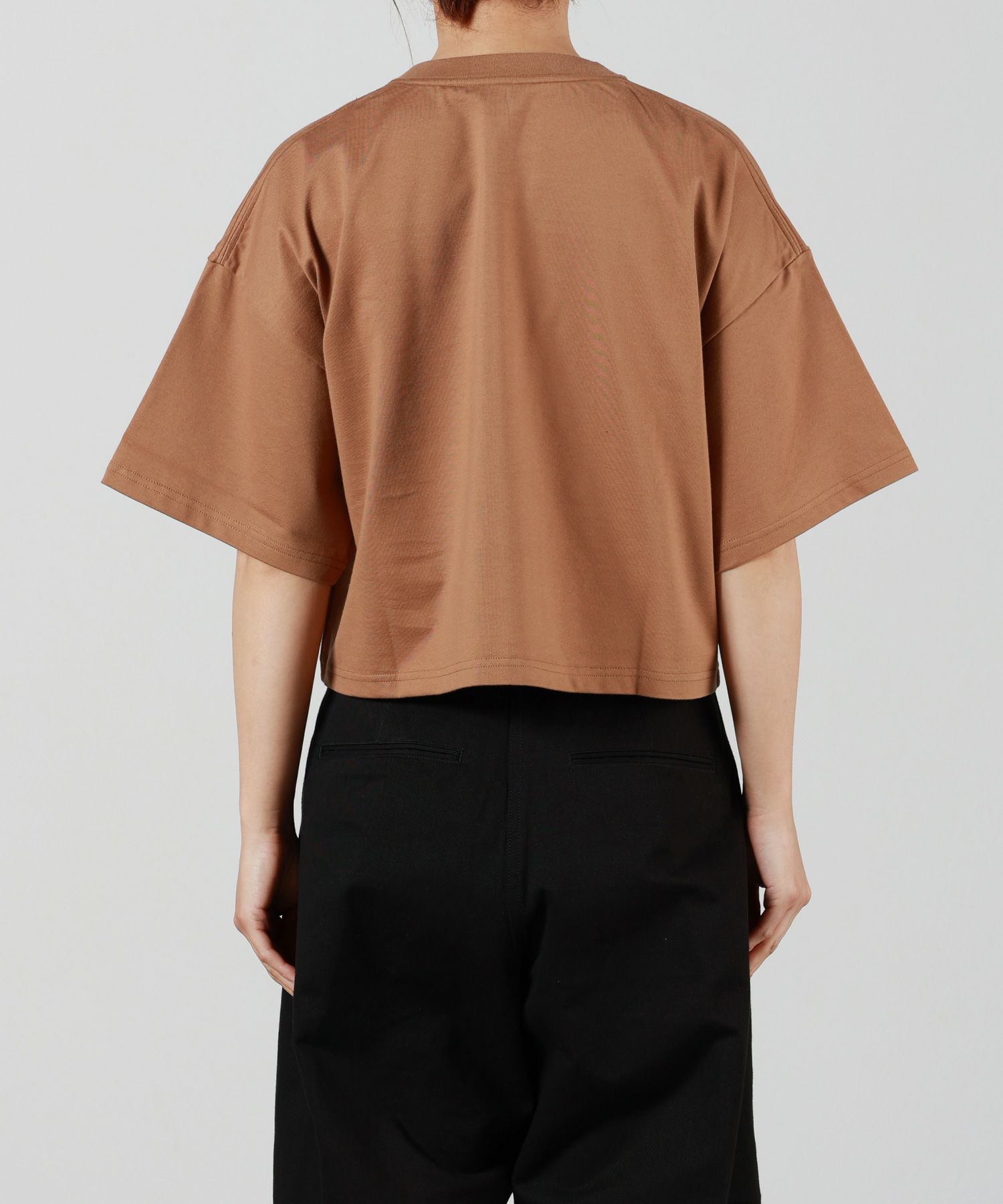 HYKE(ハイク)】 CROPPED SHORT-SLV TEE（6.5OZ）｜PARIGOT ONLINE 