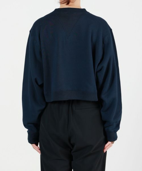 HYKE(ハイク)】 CROPPED SWEAT SHIRT｜PARIGOT ONLINE（パリゴオンライン）