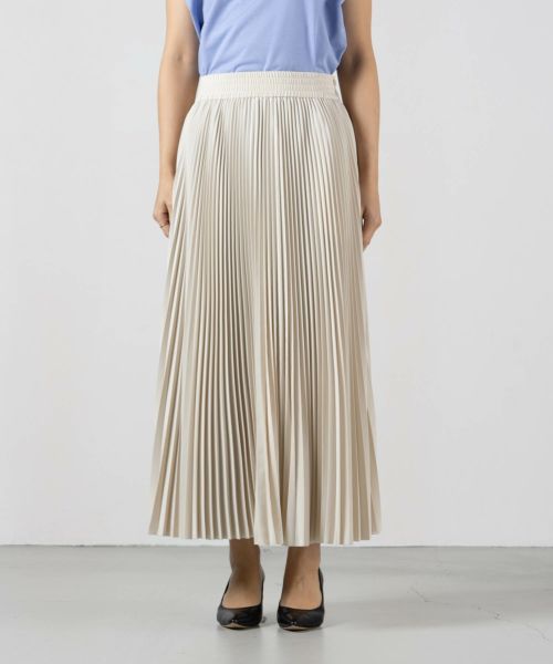 HYKE(ハイク)】 TAFFETA PLEATED SKIRT｜PARIGOT ONLINE（パリゴ 