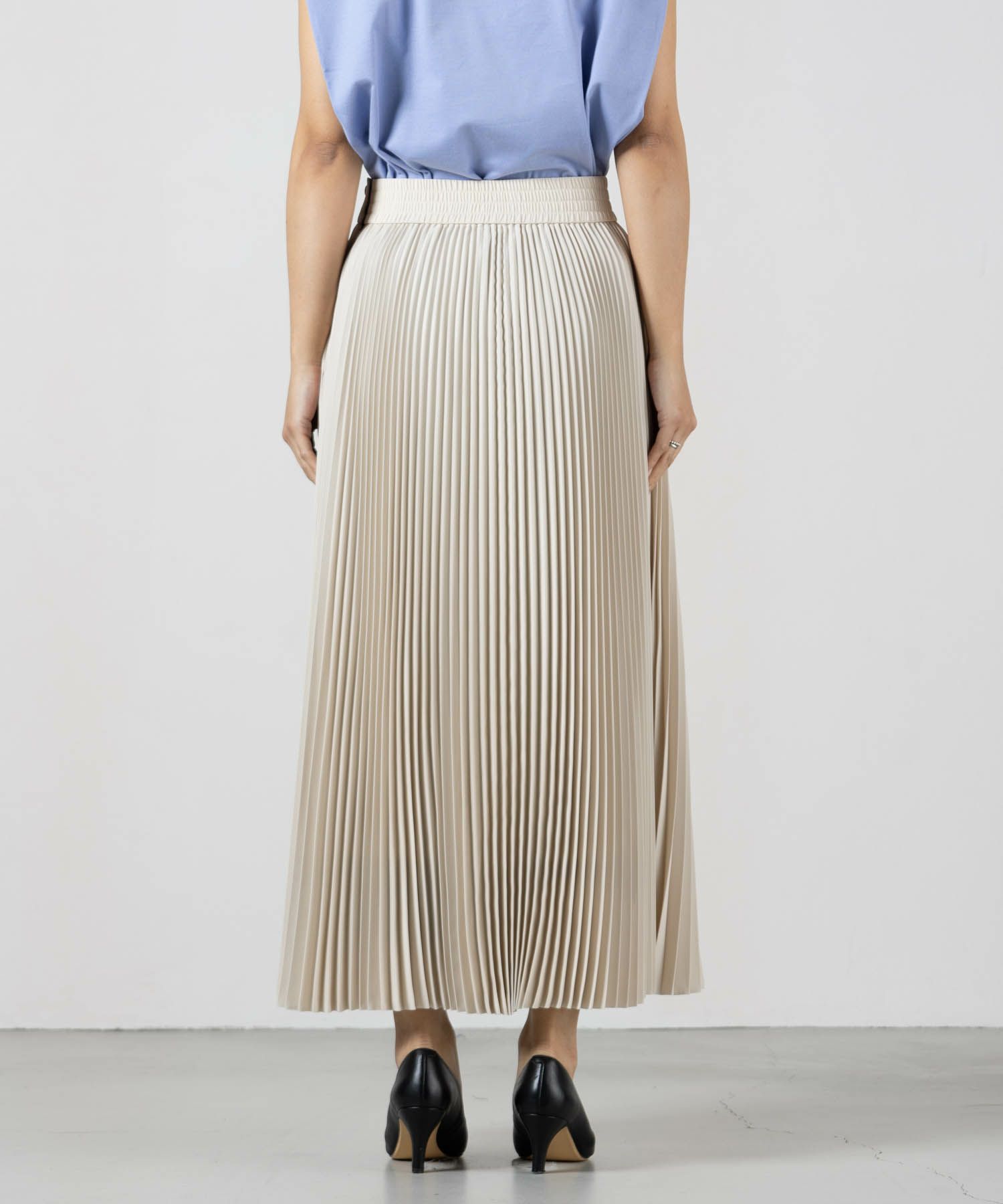 HYKE(ハイク)】 TAFFETA PLEATED SKIRT｜PARIGOT ONLINE（パリゴ  