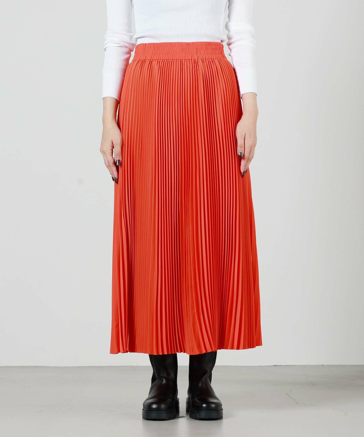 HYKE(ハイク)】 TAFFETA PLEATED SKIRT｜PARIGOT ONLINE（パリゴ 