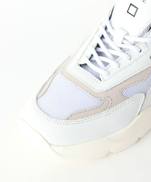 D.A.T.E.(デイト)】 FUGA MESH WHITE-BLACK(35~39)|PARIGOT D.A.T.E.(デイト)】 FUGA MESH WHITE-BLACK(35~39)|PARIGOT