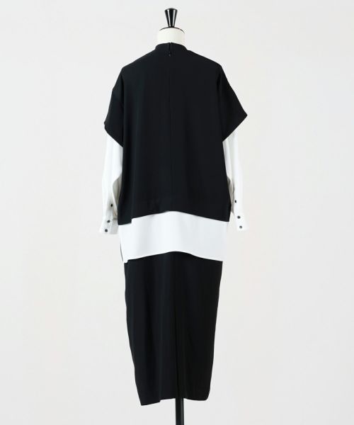 ENFOLD(エンフォルド)】 T-SHIRT-LAYERED DRESS｜PARIGOT ONLINE