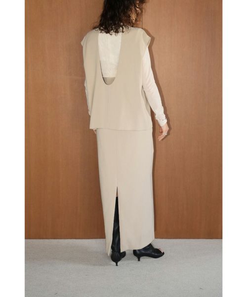 CLANE(クラネ)】 LAYERED BACK OPEN ONEPIECE｜PARIGOT ONLINE（パリゴ